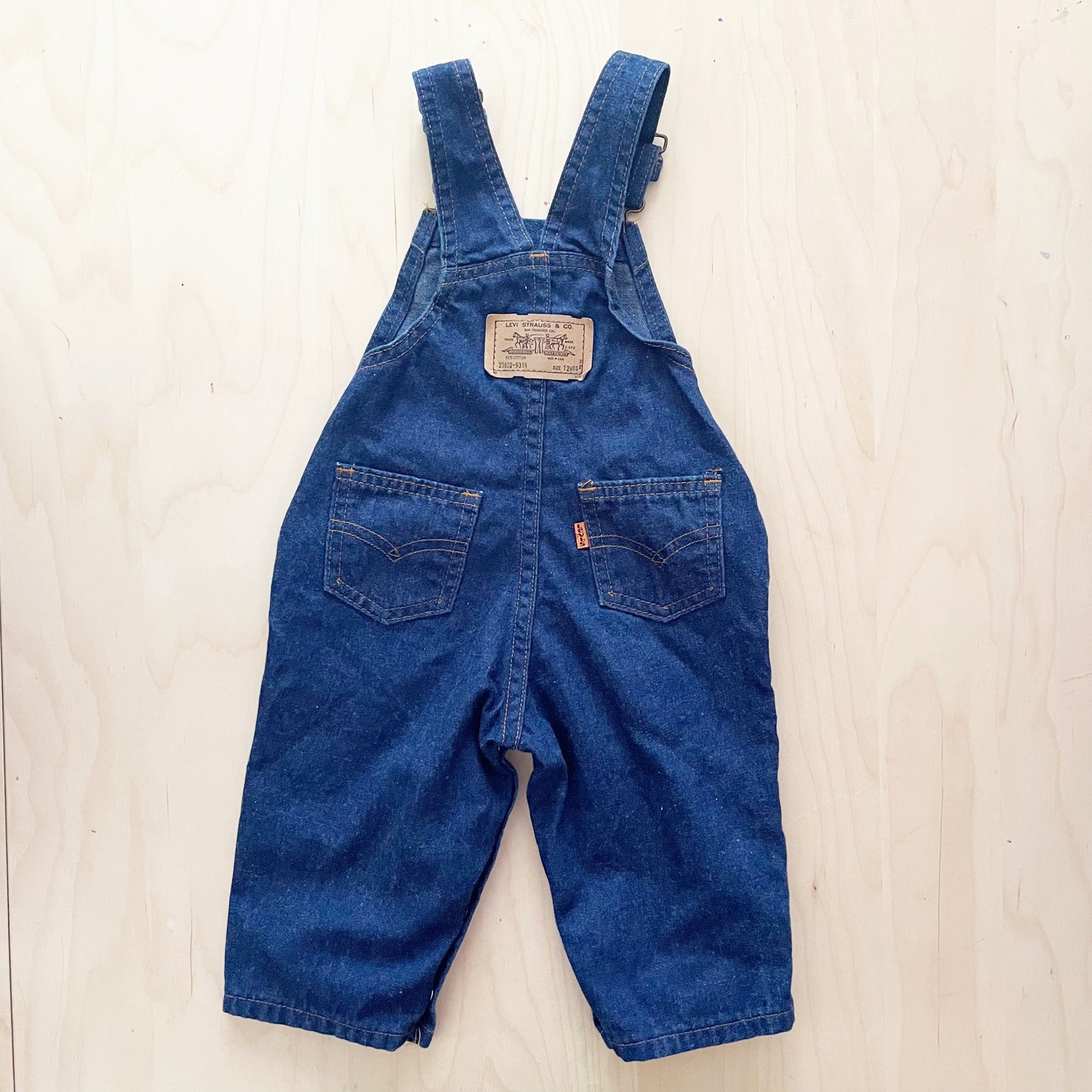 Levi’s Orange Tab Overalls - Yellow Clover Vintage Kids Clothes