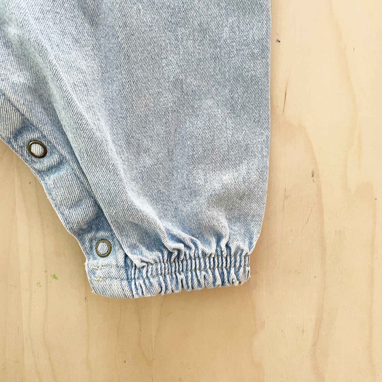 Baby B’gosh Light Wash Denim Bubble Overalls