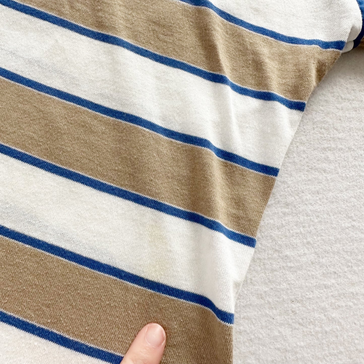 Rob Roy Striped Tee - Yellow Clover Vintage Kids Clothes