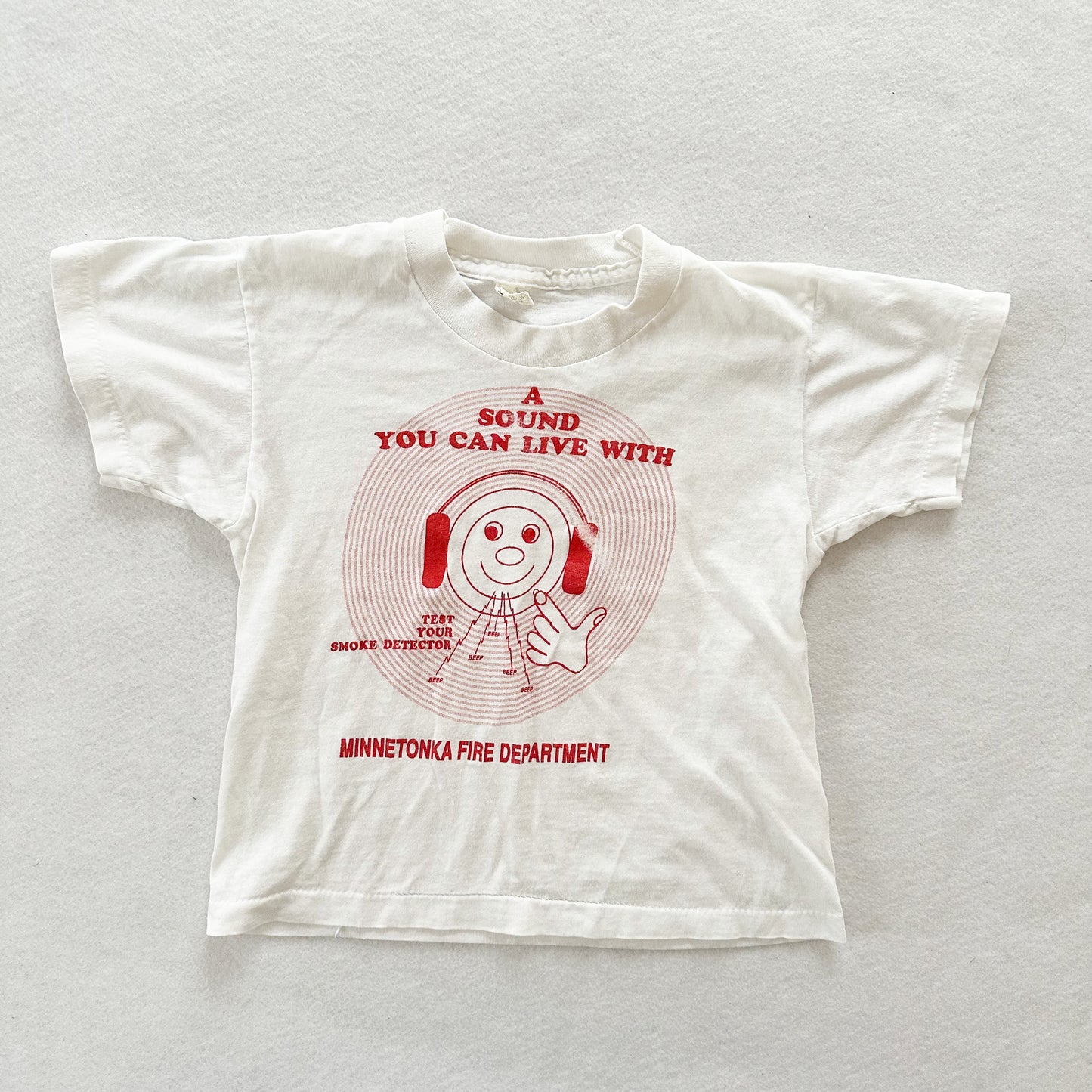 Minnetonka Fire Department Tee - Yellow Clover Vintage Kids Clothes