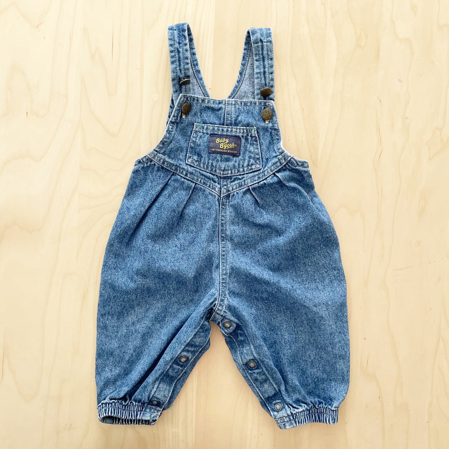 Baby B’gosh Bubble Overalls - Yellow Clover Vintage Kids Clothes