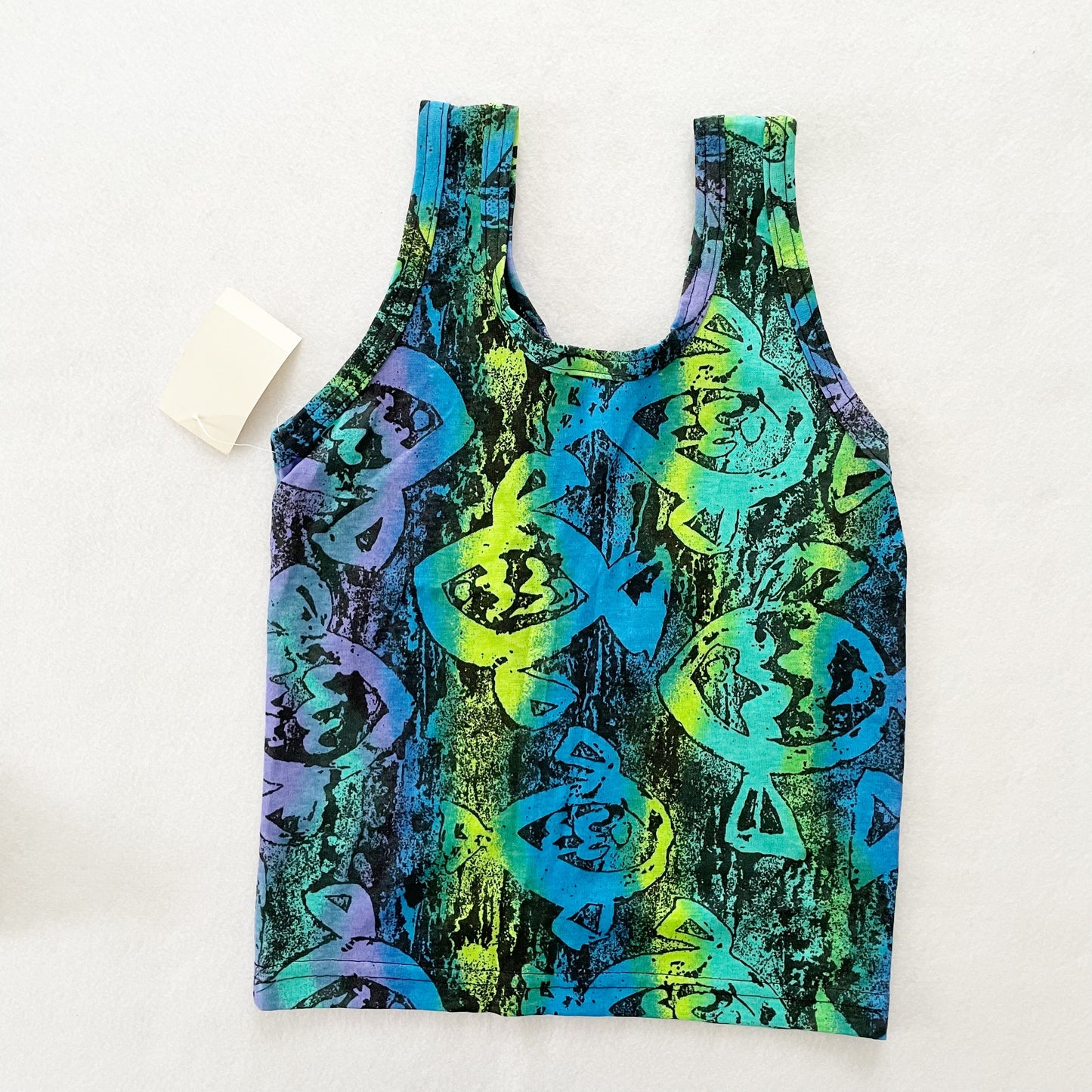 Photo Zone Fish Tank Top - Yellow Clover Vintage Kids Clothes