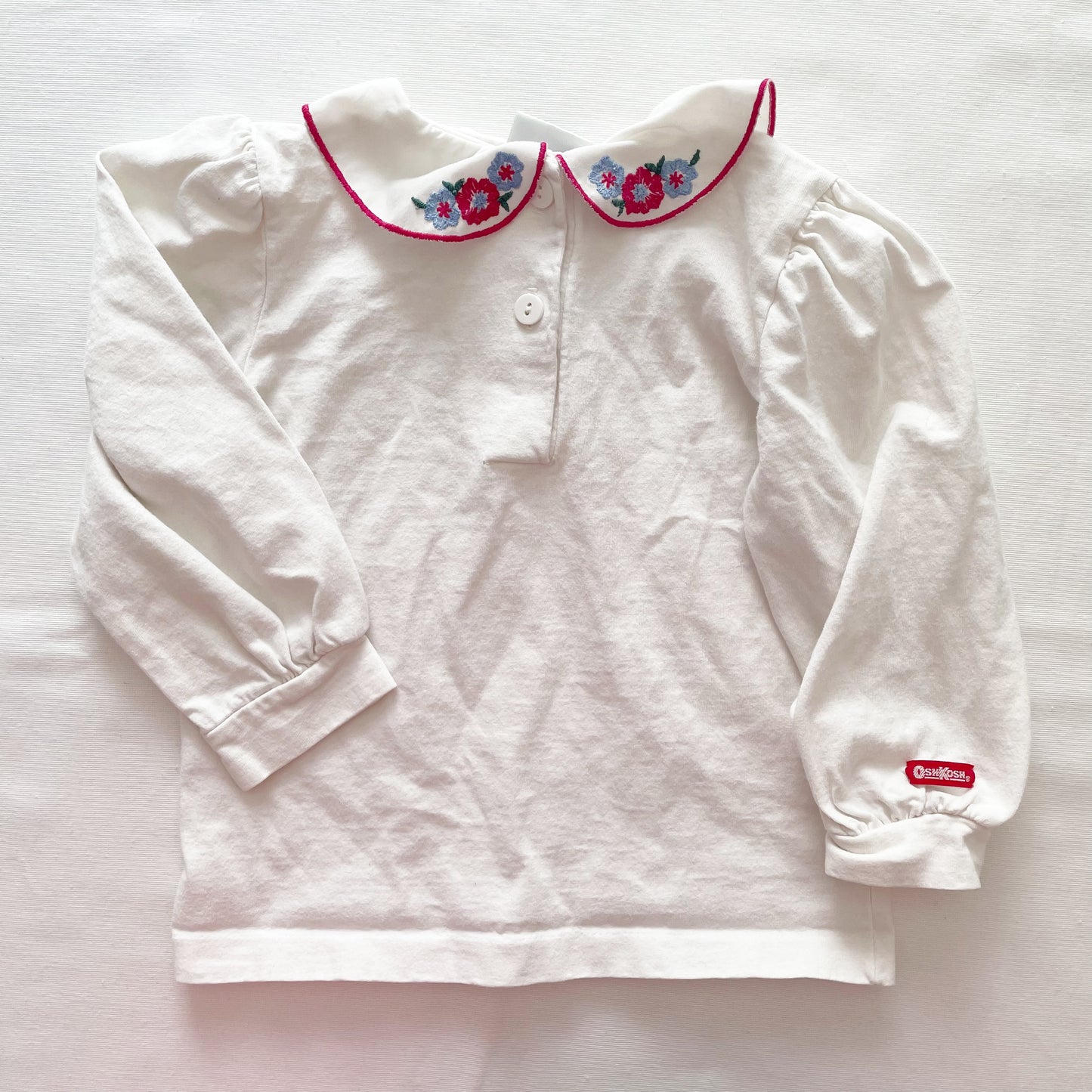OshKosh Embroidered Collar Layer Top