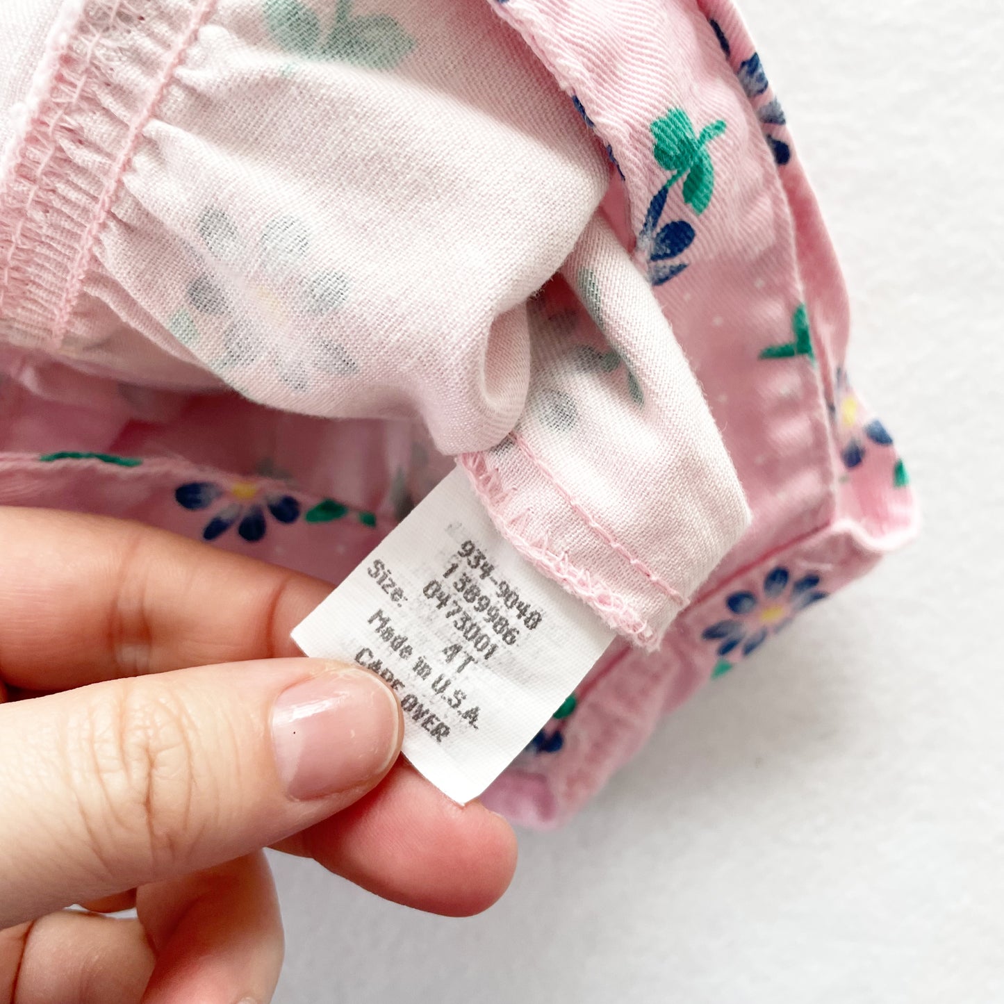 OshKosh Daisy Pink Skirtall - Yellow Clover Vintage Kids Clothes