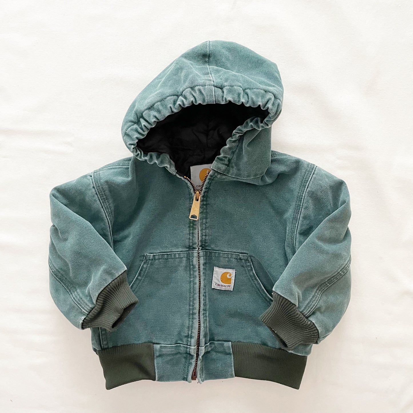 Carhartt Green Work Coat • 2T - Yellow Clover Vintage Kids Clothes