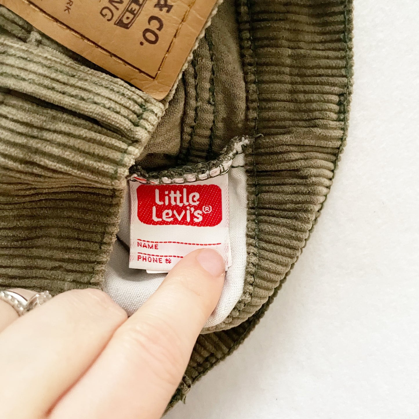 Levi’s Moss Green Chunky Cords