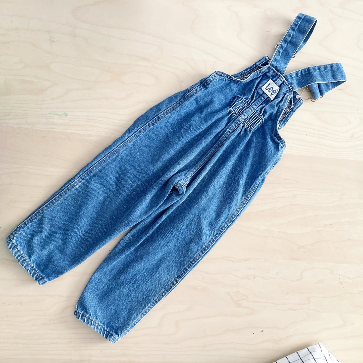 Lee Seamed Waist Overalls - Yellow Clover Vintage Kids Clothes
