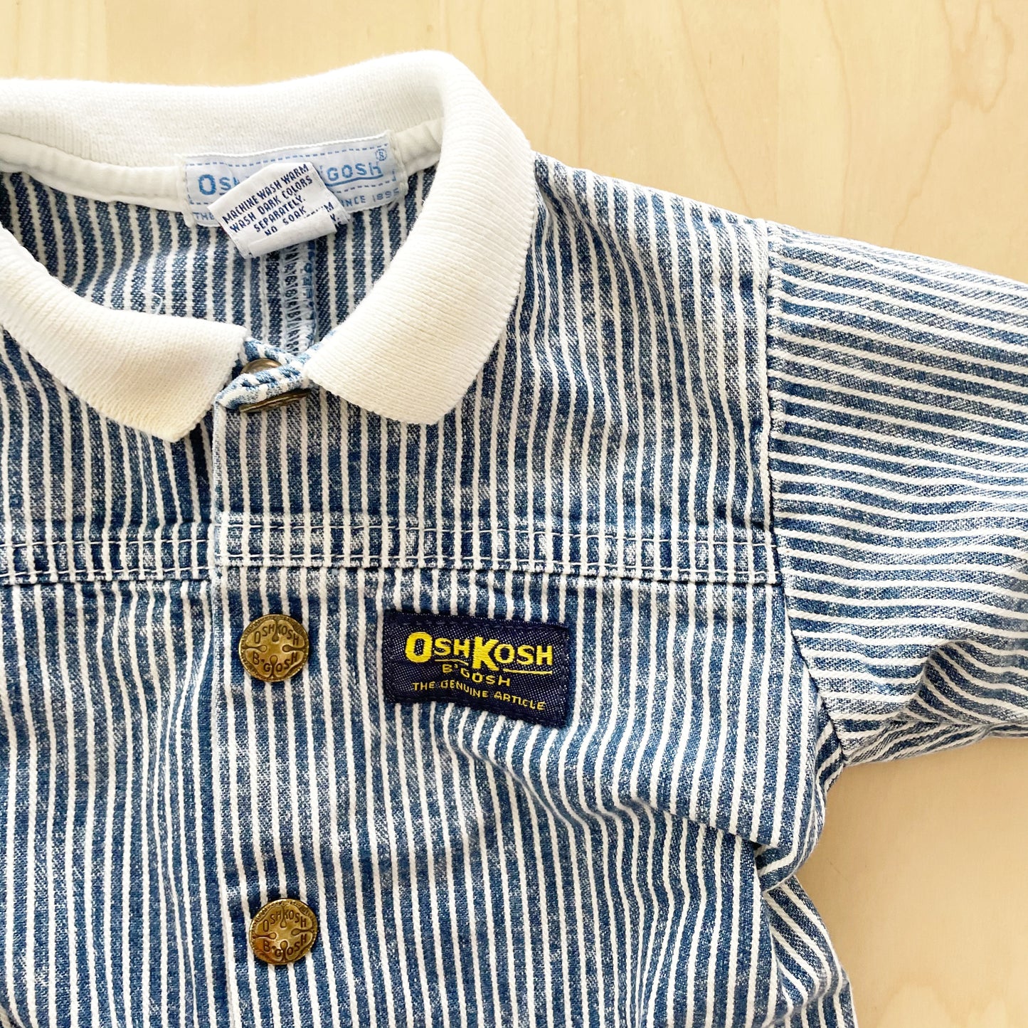 OshKosh Acid Wash Stripe Jumpsuit