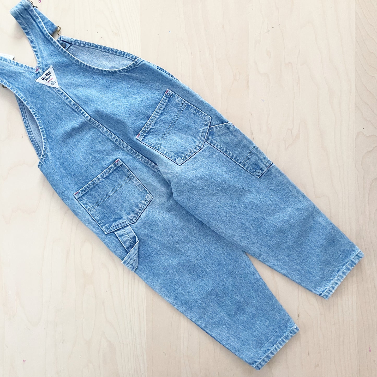 OshKosh Medium Light Wash Overalls