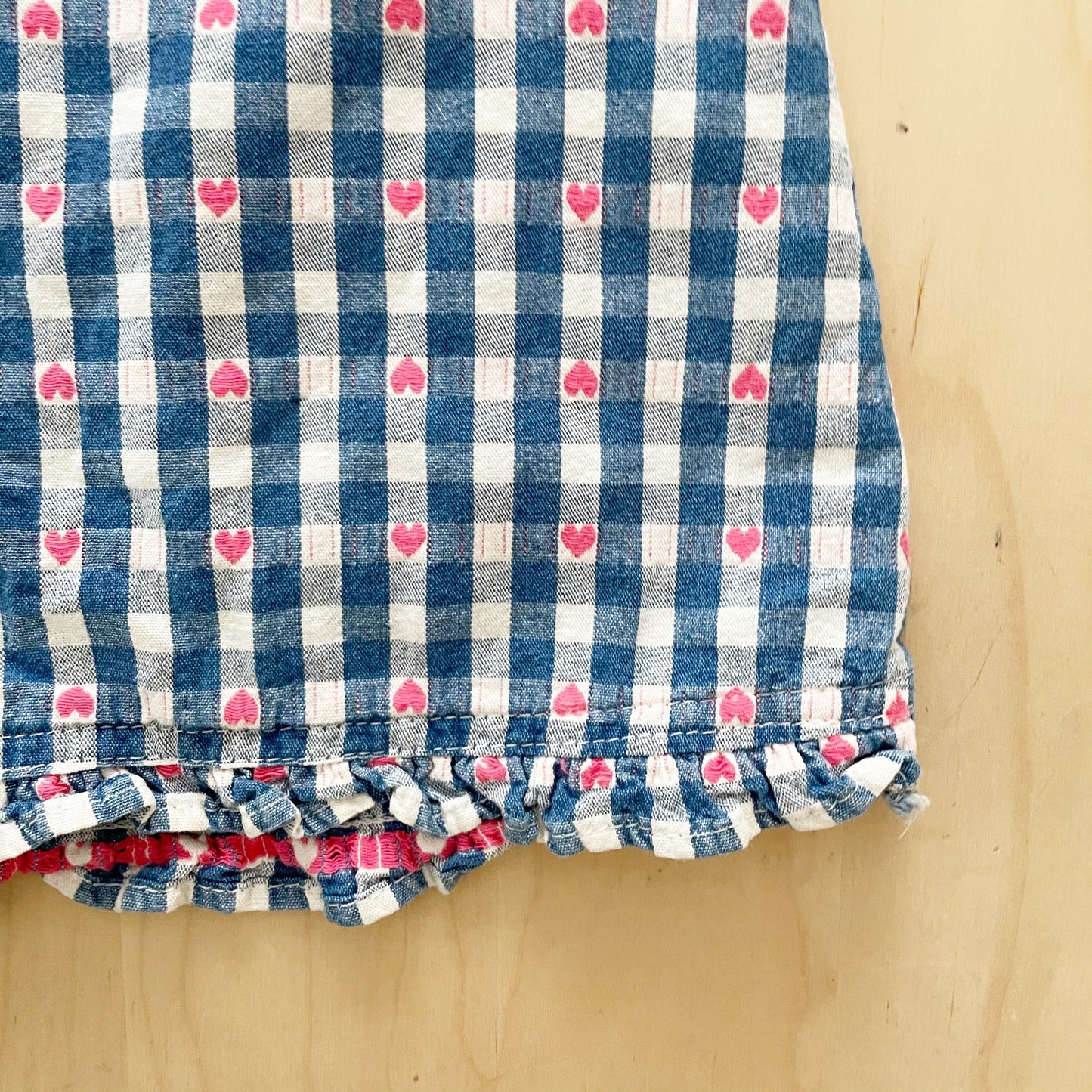 Baby B’gosh Heart Woven Gingham Dress Set