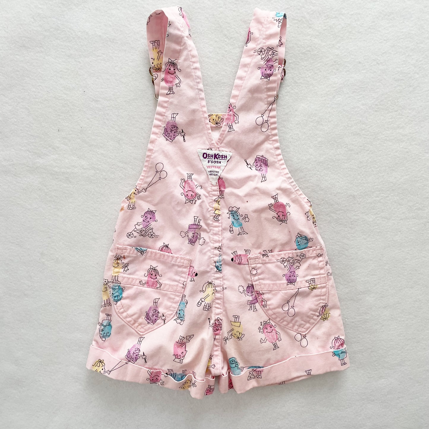 OshKosh Fingerprint People Shortalls