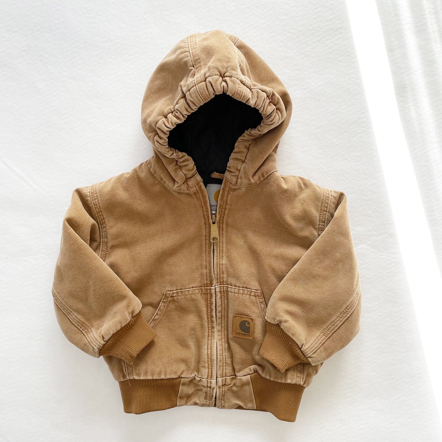 Carhartt Tan Jacket - Yellow Clover Vintage Kids Clothes