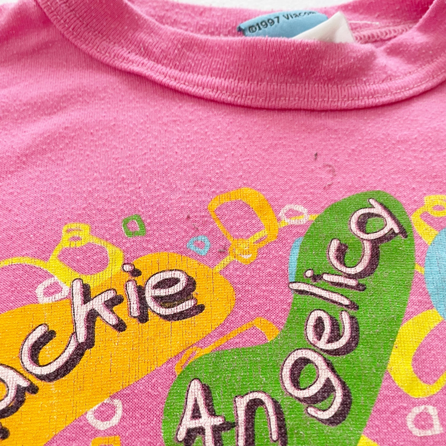 Rugrats Nightgown - Yellow Clover Vintage Kids Clothes