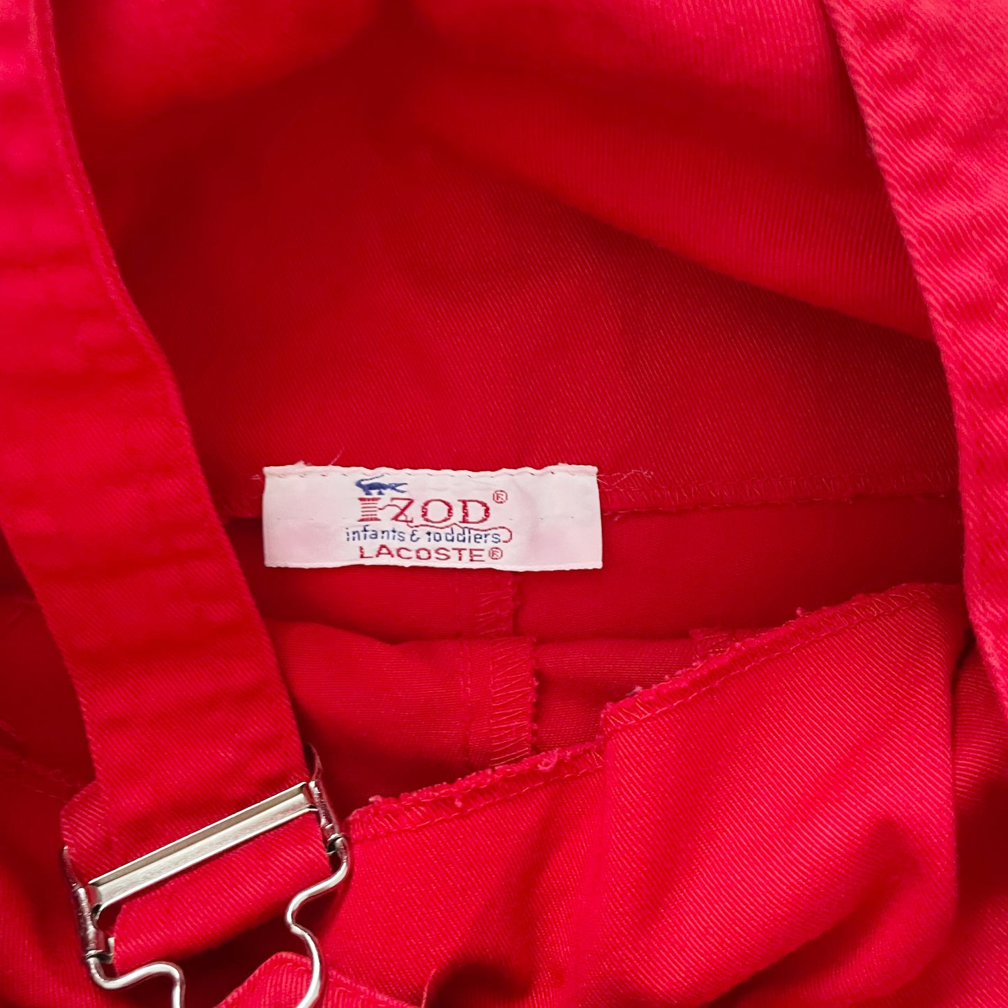 Izod Lacoste Red Shortalls • 18m (?)