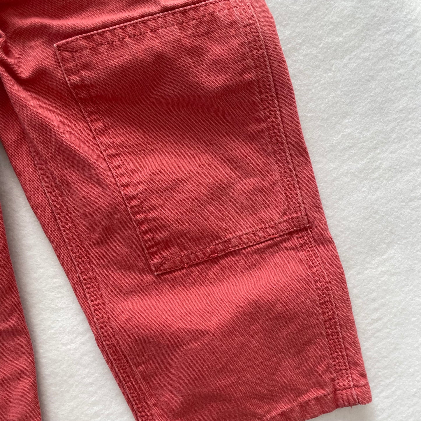 Carhartt Salmon Overalls • 2T - Yellow Clover Vintage Kids Clothes