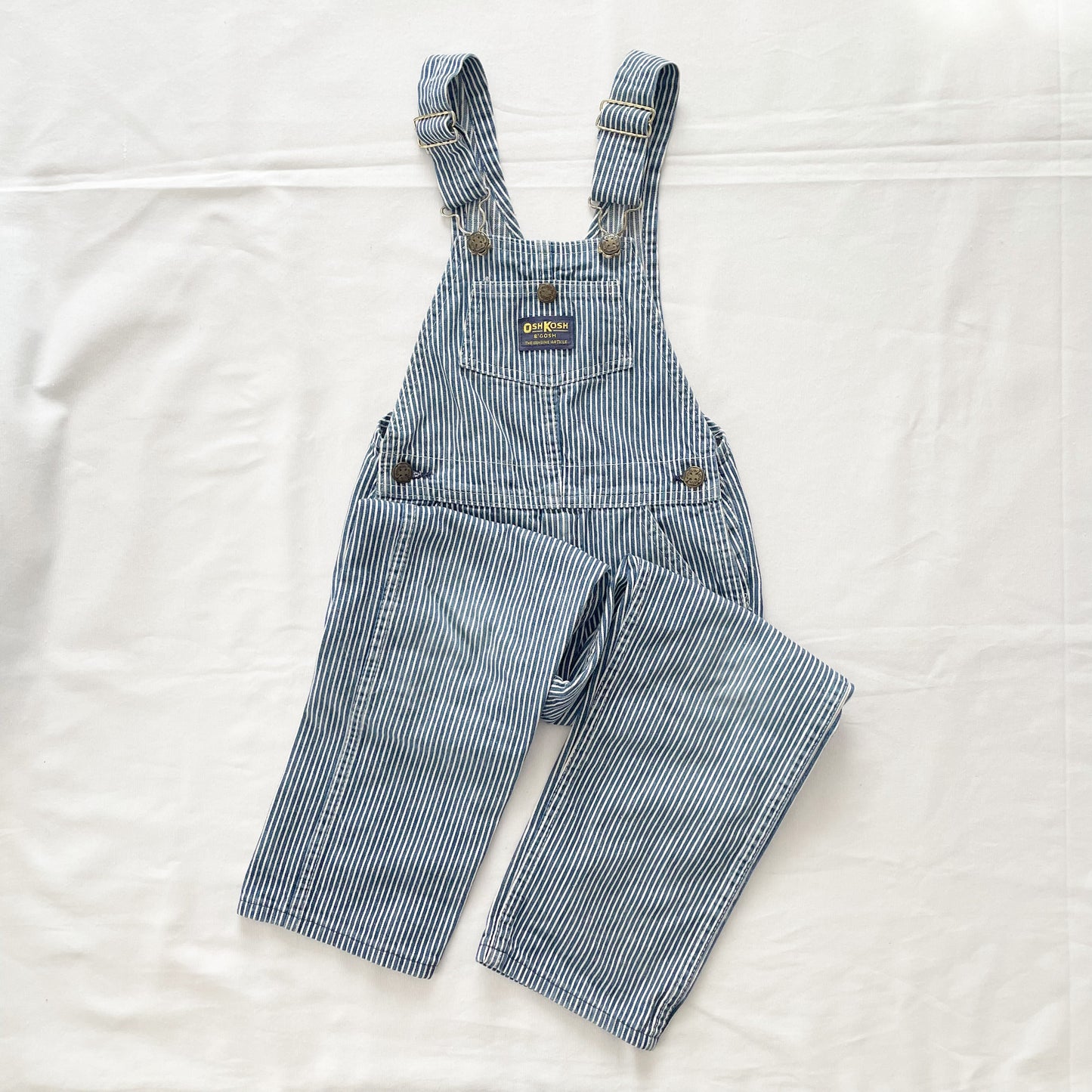 Vintage OshKosh Classic Hickory Stripe Overalls