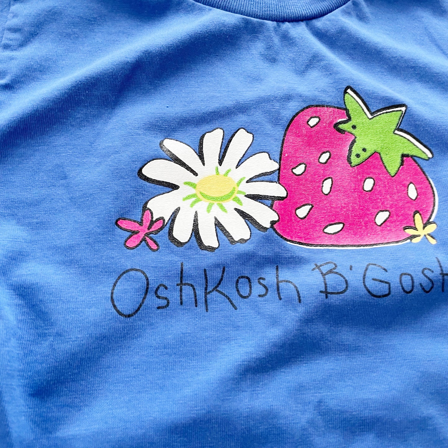 OshKosh Strawberry Daisy Set - Yellow Clover Vintage Kids Clothes