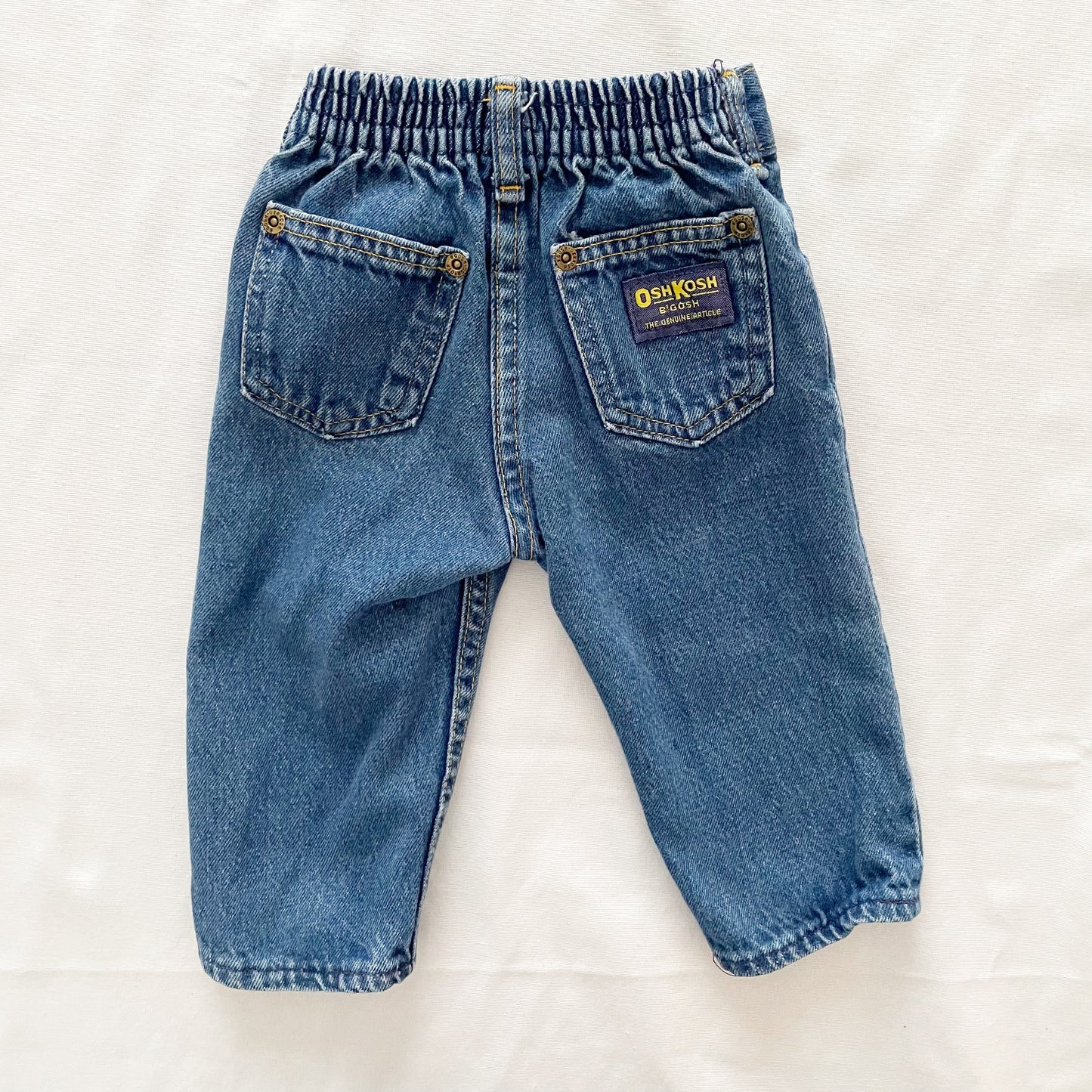 OshKosh Classic Medium Wash Jeans - Yellow Clover Vintage Kids Clothes