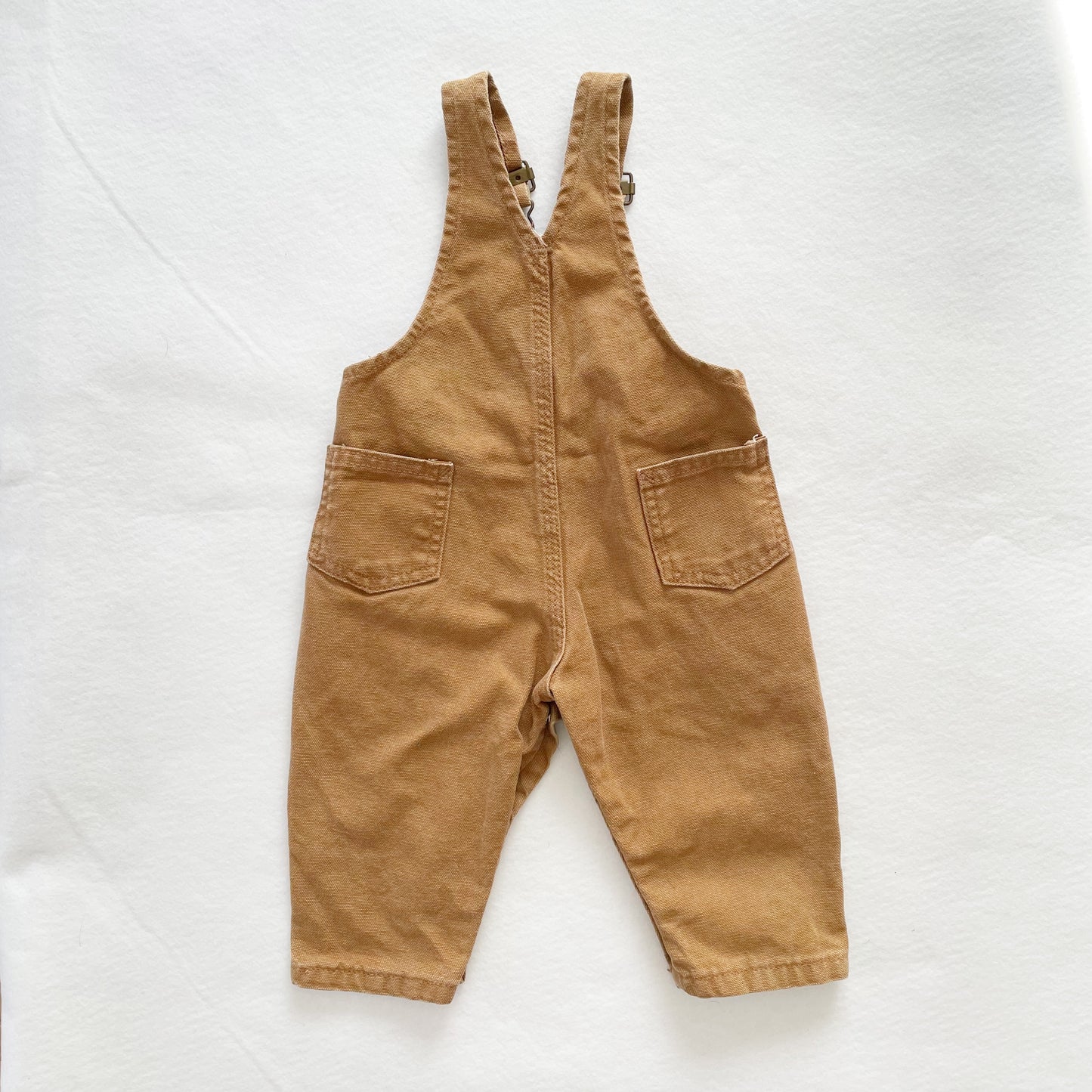 Carhartt Tan Overalls • 12m - Yellow Clover Vintage Kids Clothes