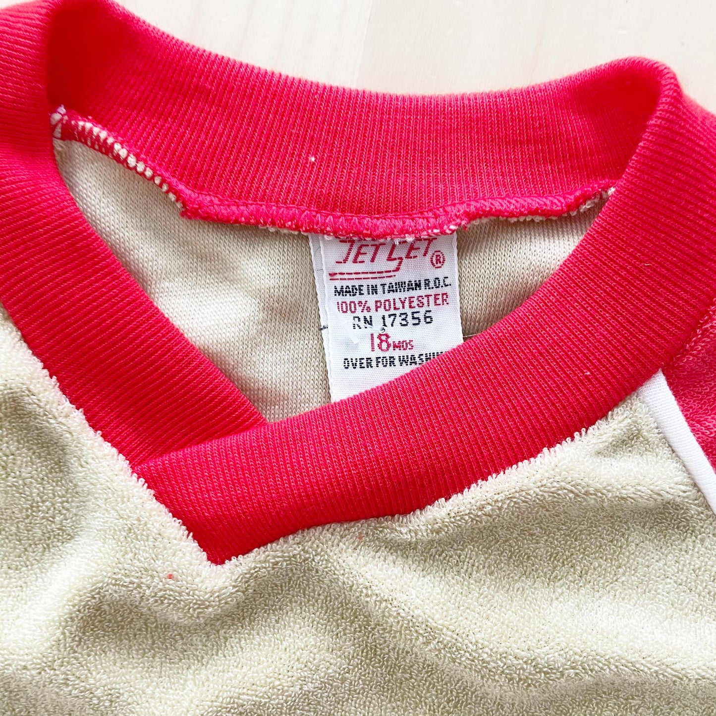 Jet Set Terry Outfit - Yellow Clover Vintage Kids Clothes