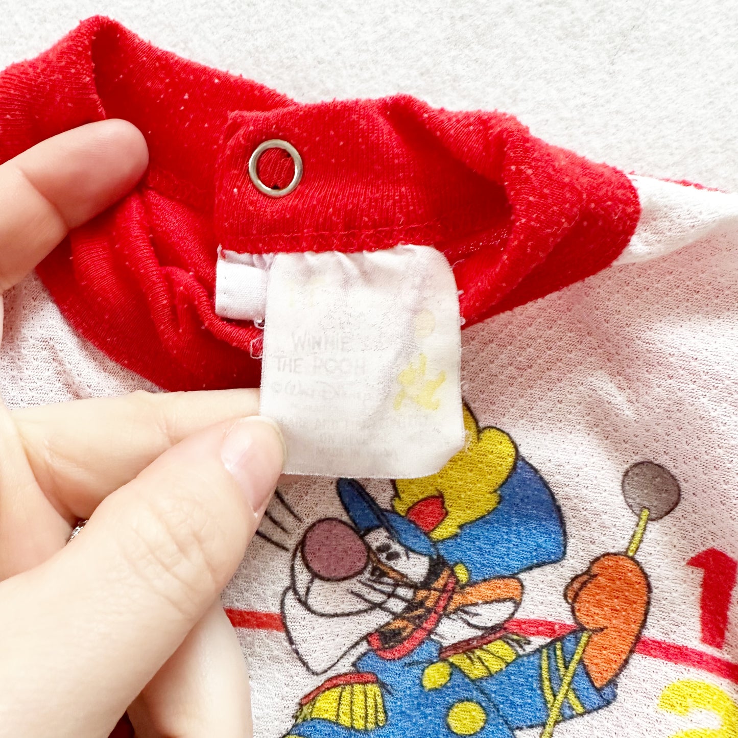 Winnie the Pooh Band Pajamas - Yellow Clover Vintage Kids Clothes