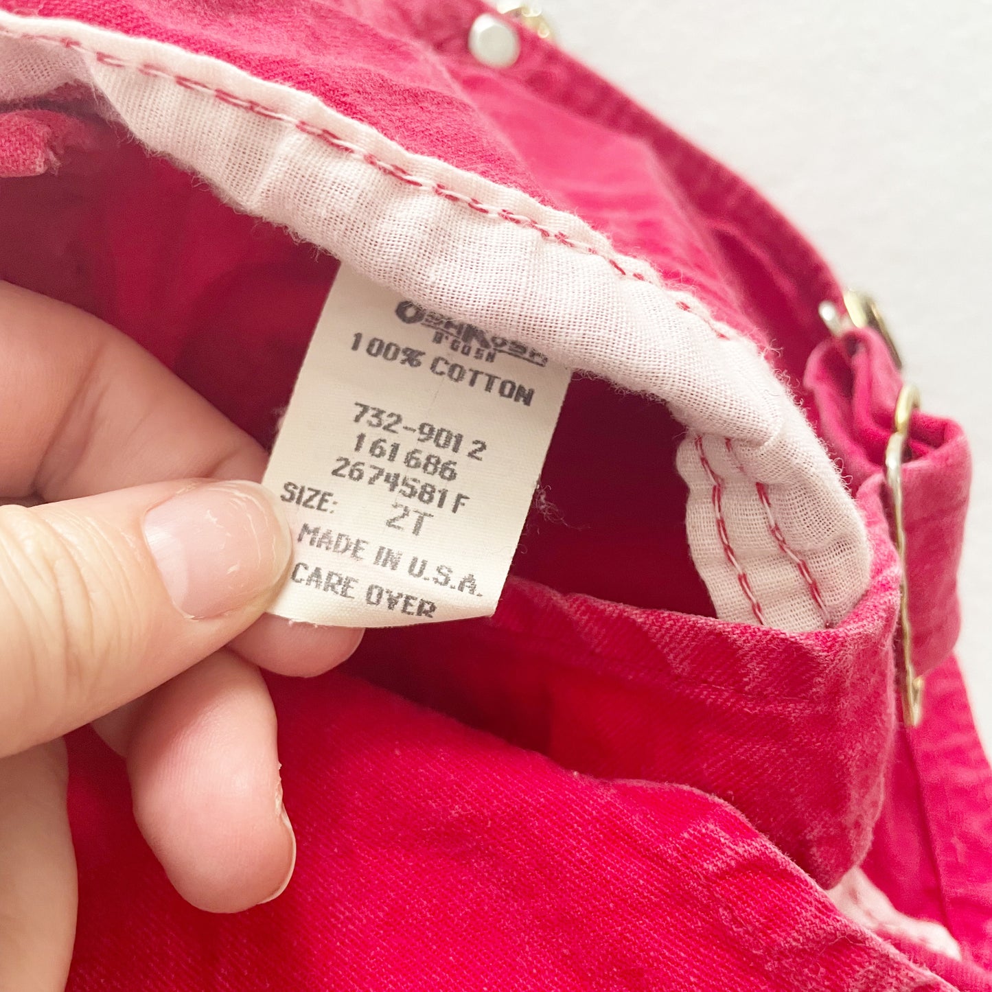 OshKosh Red Shortalls
