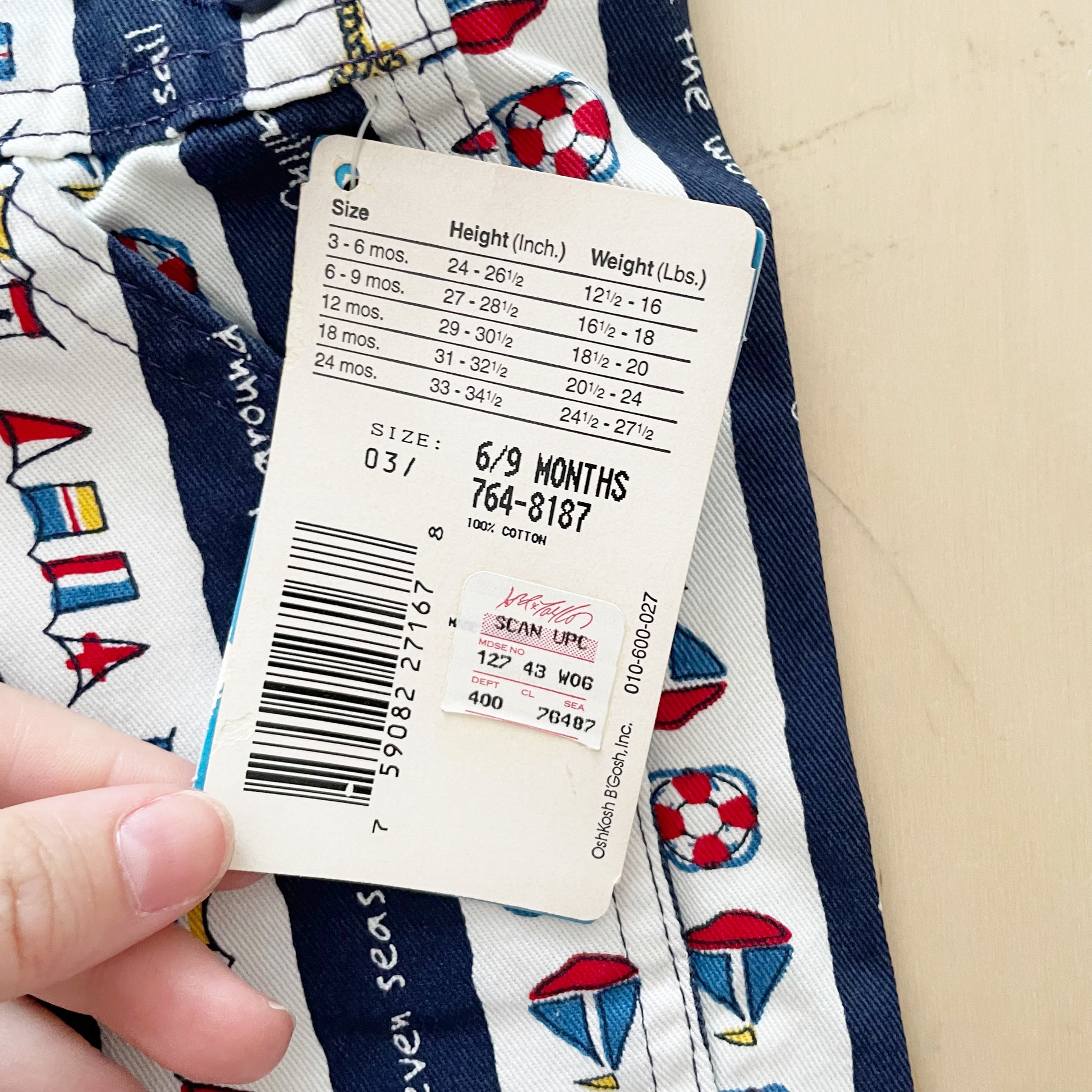 Baby B’gosh Nautical Stripe Shortalls - Yellow Clover Vintage Kids Clothes