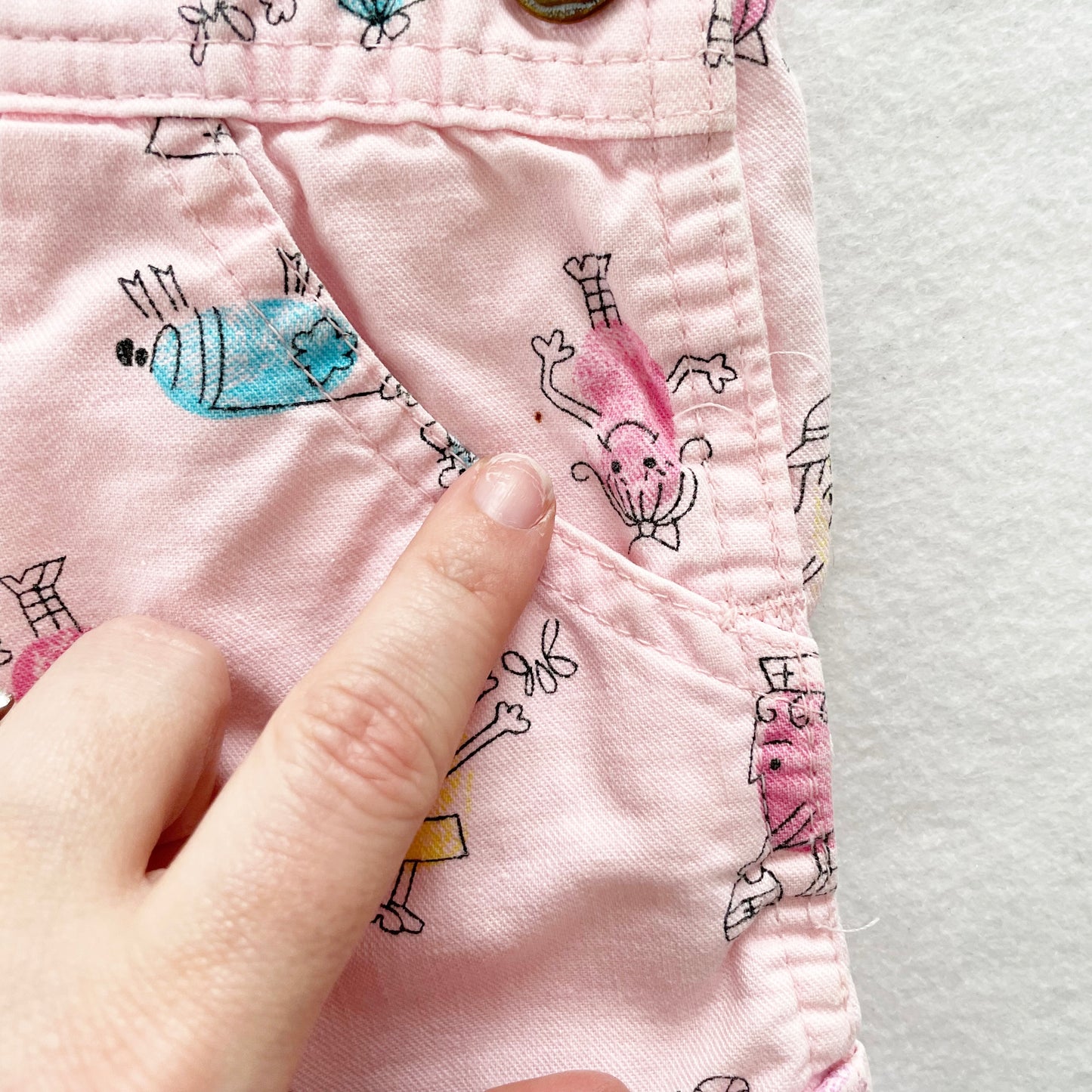 OshKosh Fingerprint People Shortalls