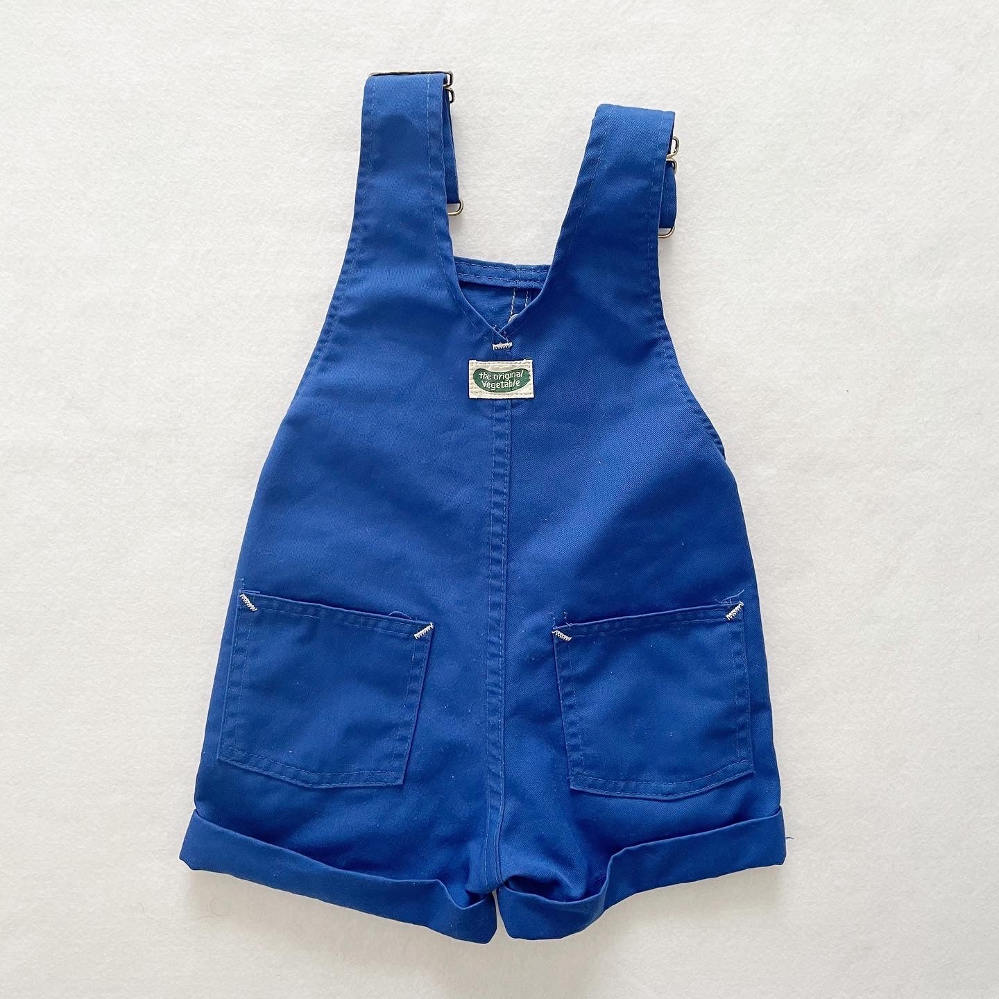 Cutecumber Shortalls - Yellow Clover Vintage Kids Clothes