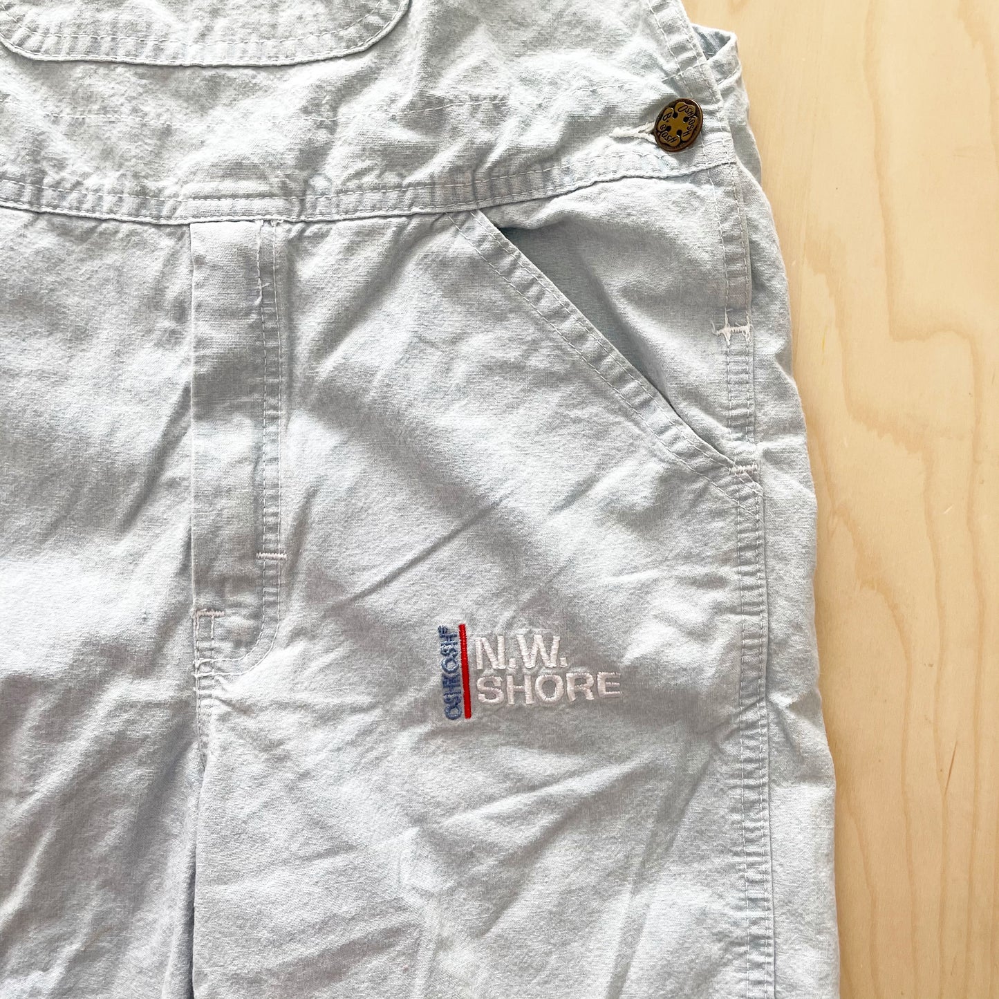 OshKosh Light Wash Chambray Overalls