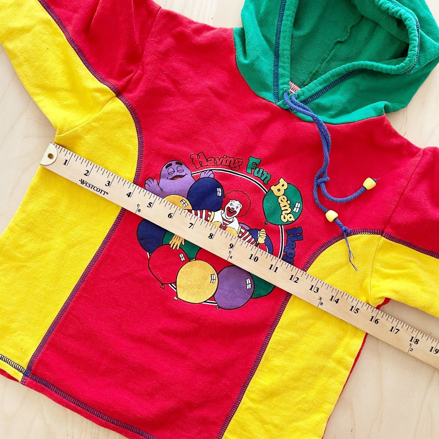 McKids McDonald’s Characters Sweatshirt - Yellow Clover Vintage Kids Clothes