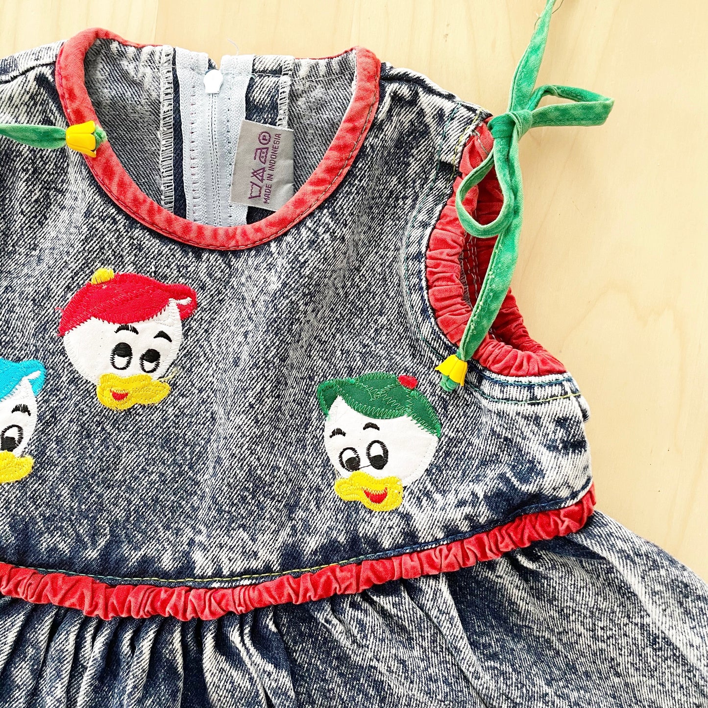 Donald and Daisy Duck Acid Wash Dress