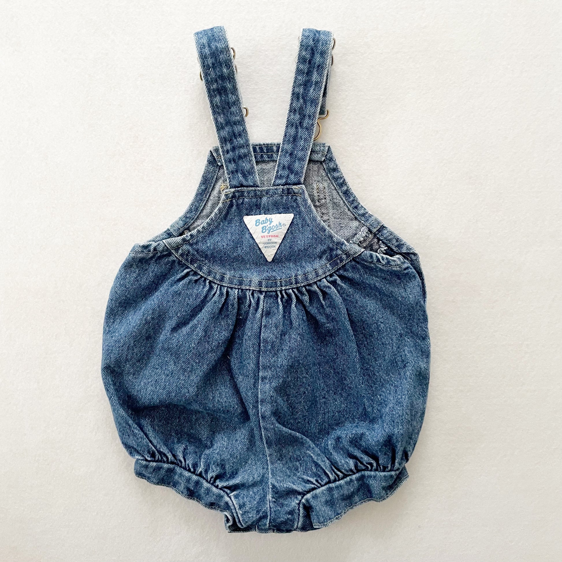 Baby B’gosh Medium Wash Buckle Bubble - Yellow Clover Vintage Kids Clothes