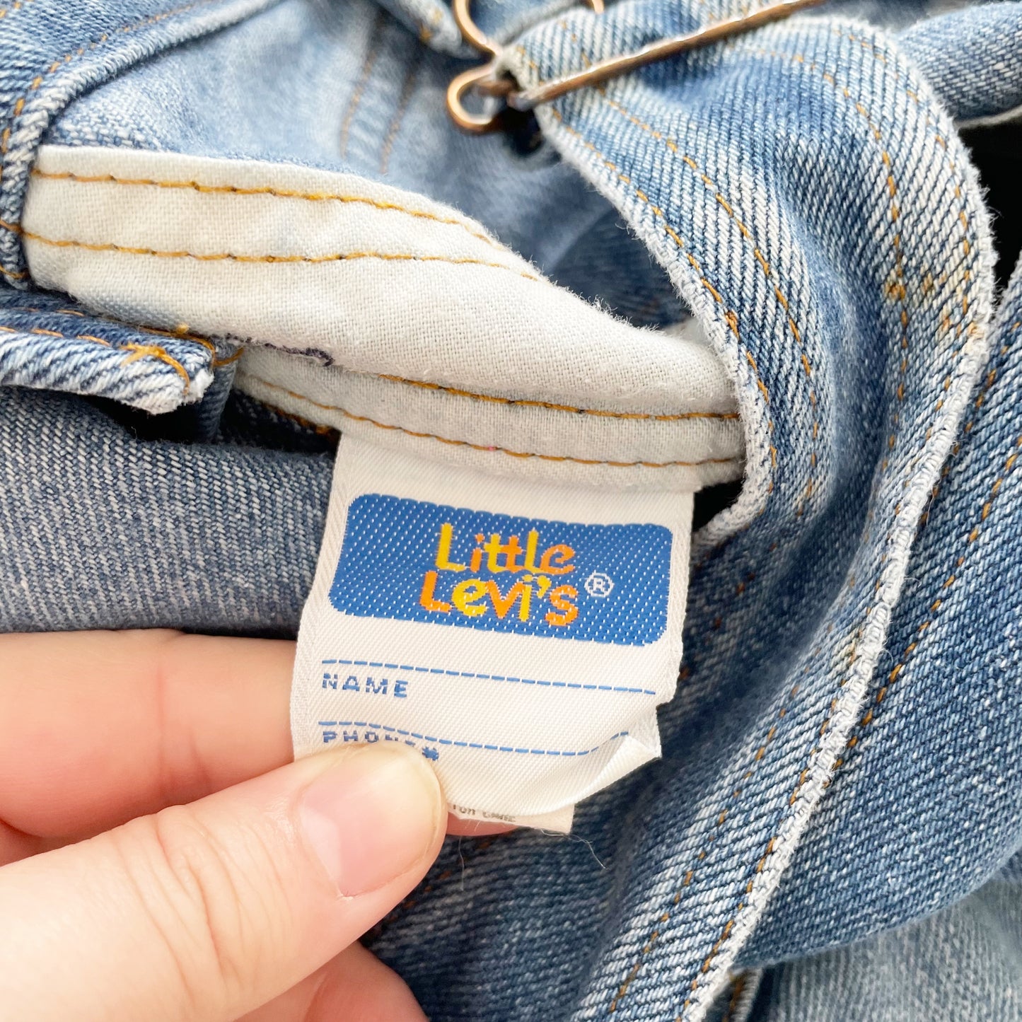 Levi’s Orange Tab Denim Shortalls