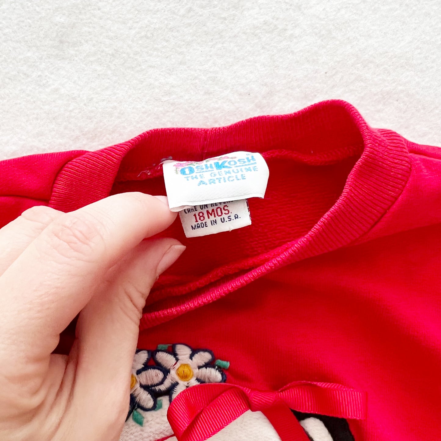 OshKosh Panda Appliqué Sweatshirt