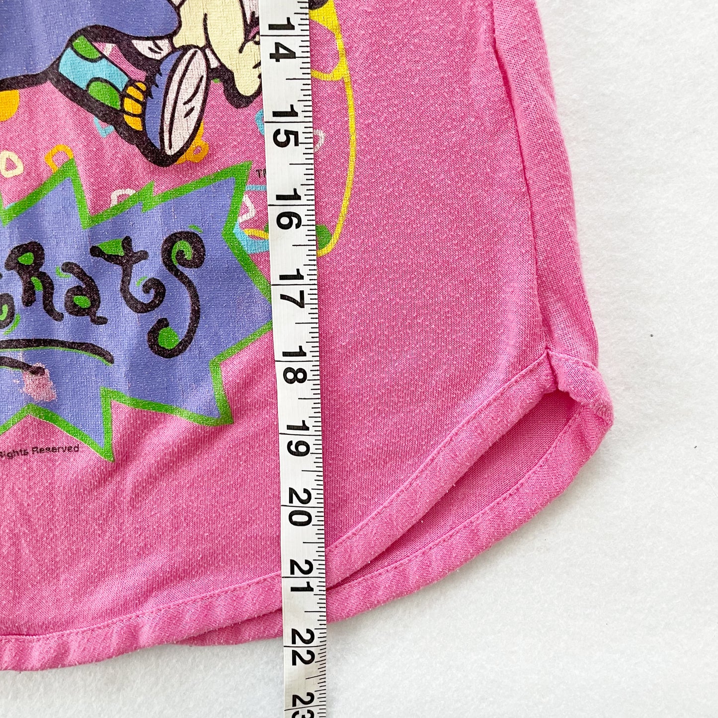 Rugrats Nightgown - Yellow Clover Vintage Kids Clothes