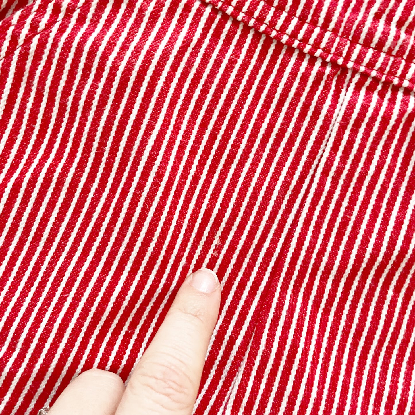 OshKosh Hickory Striped Shortalls