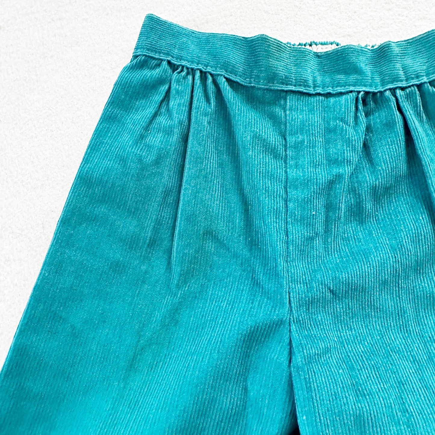 Teenie Genie Tea Girl Cord Pants - Yellow Clover Vintage Kids Clothes
