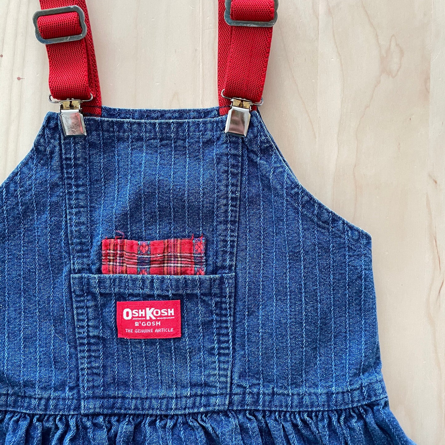OshKosh Denim School Kitten Suspender Dress