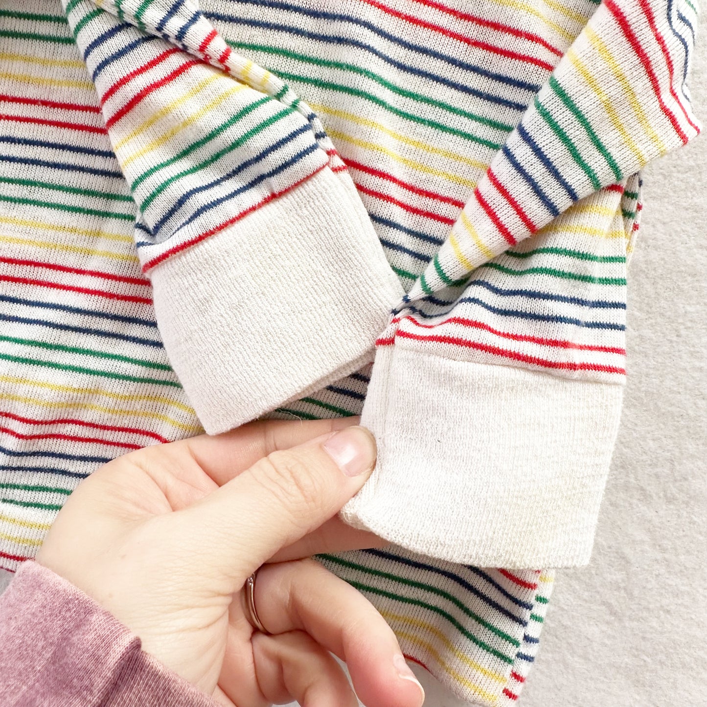 Toddletime Striped Tee - Yellow Clover Vintage Kids Clothes