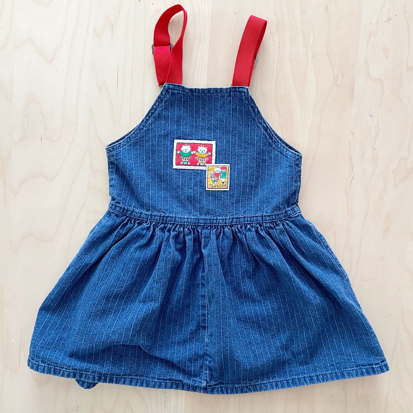OshKosh Denim School Kitten Suspender Dress