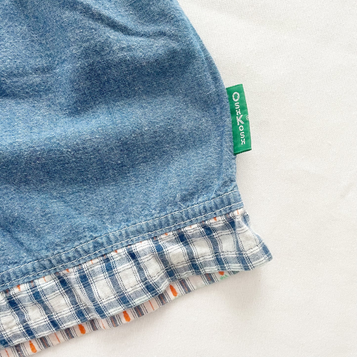 OshKosh Chambray Carrot Plaid Shorts