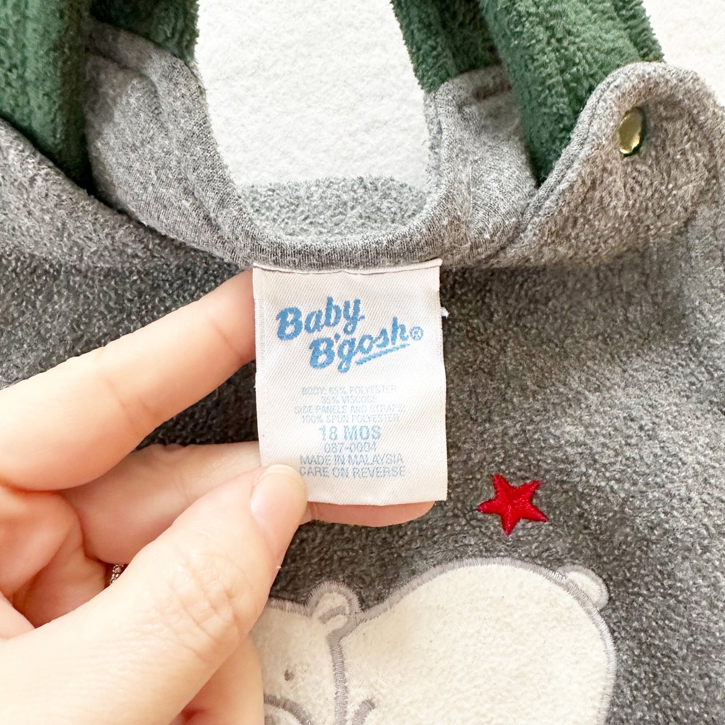 Baby B’gosh Polar Bear Fleece Romper