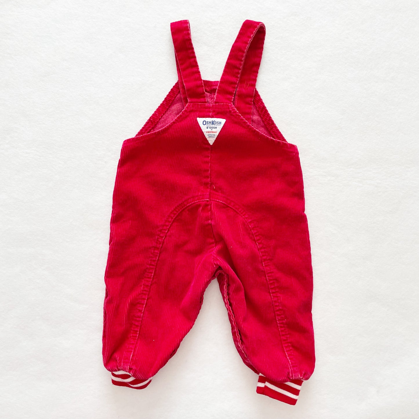 OshKosh Red Cord Jogger Overalls