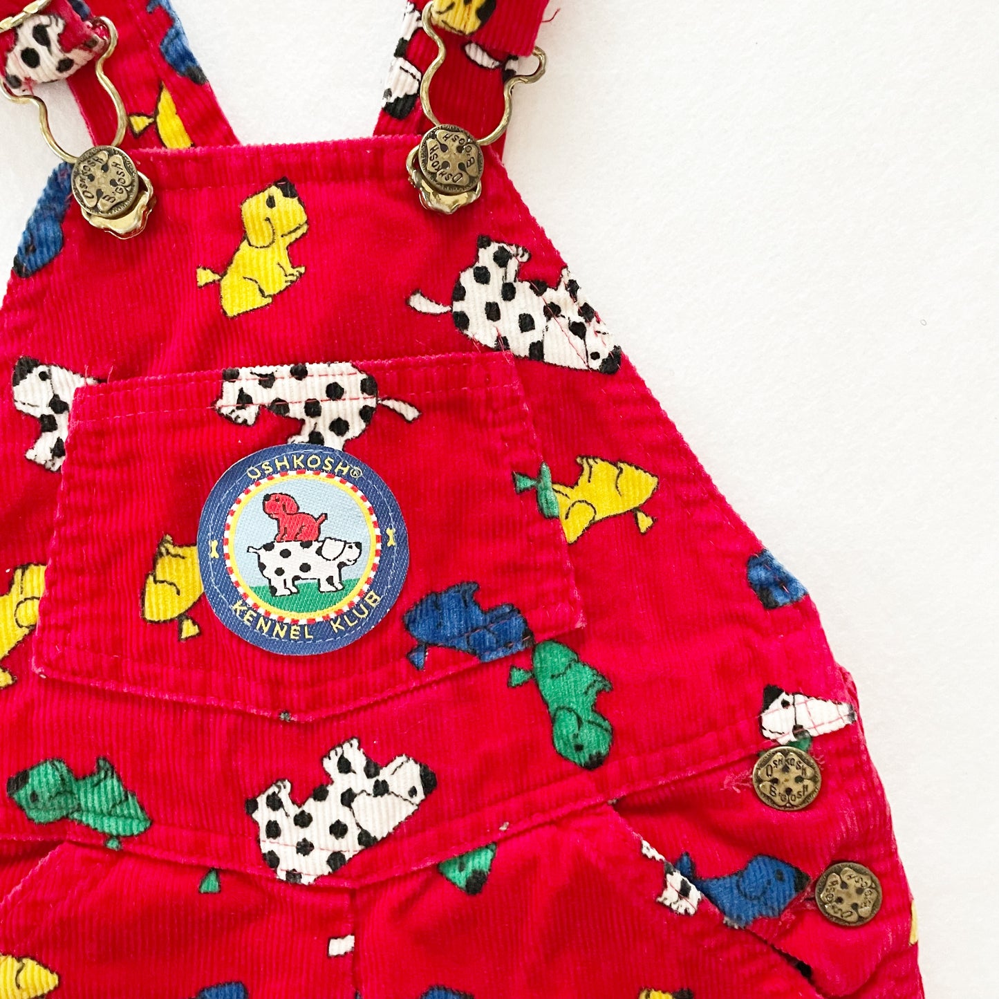 OshKosh Kennel Klub Puppy Print Overalls