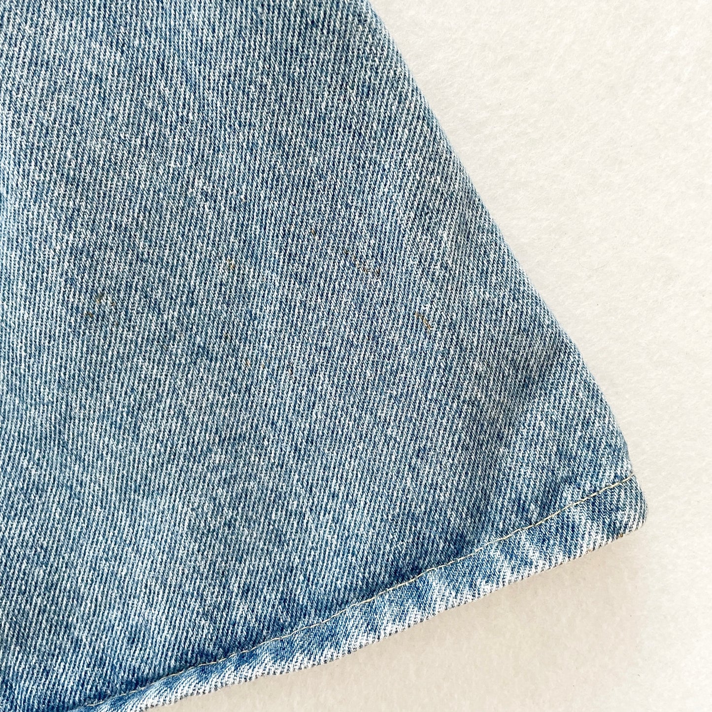 OshKosh Denim Scoop Skirtall - Yellow Clover Vintage Kids Clothes