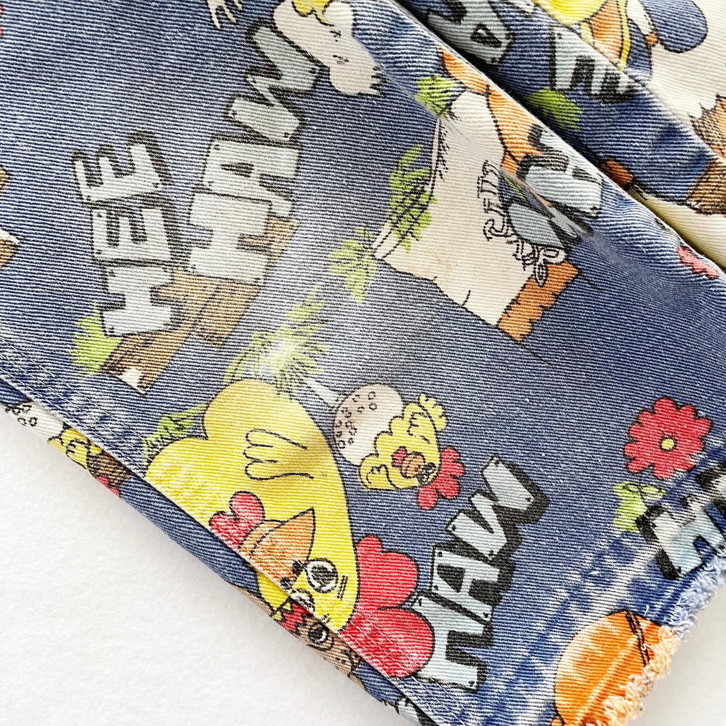 Liberty Hee Haw Overalls - Yellow Clover Vintage Kids Clothes
