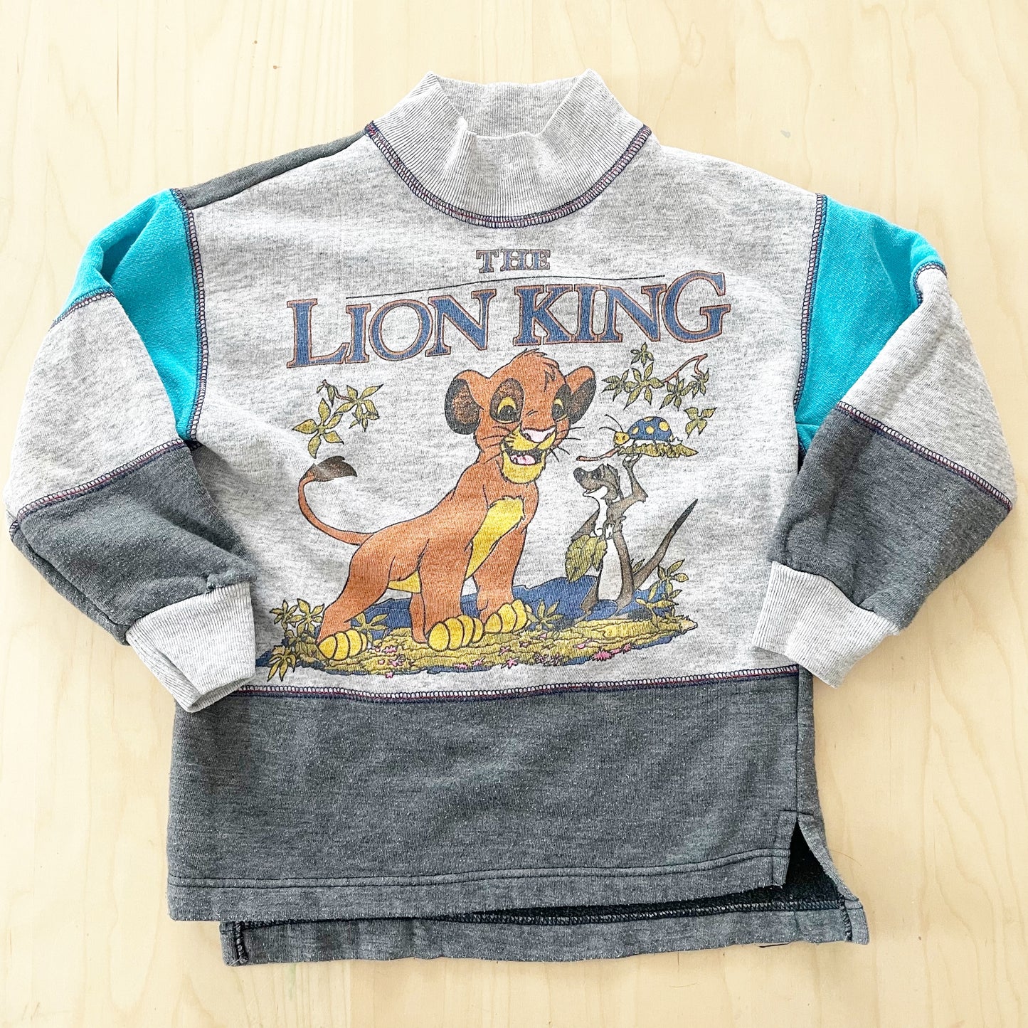 Vintage Lion King Sweatshirt - Yellow Clover Vintage Kids Clothes