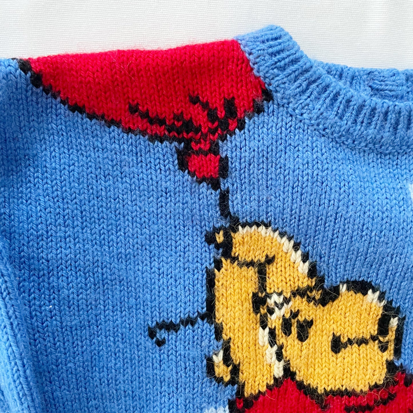 Handknit Winnie the Pooh Sweater • 24m (?)