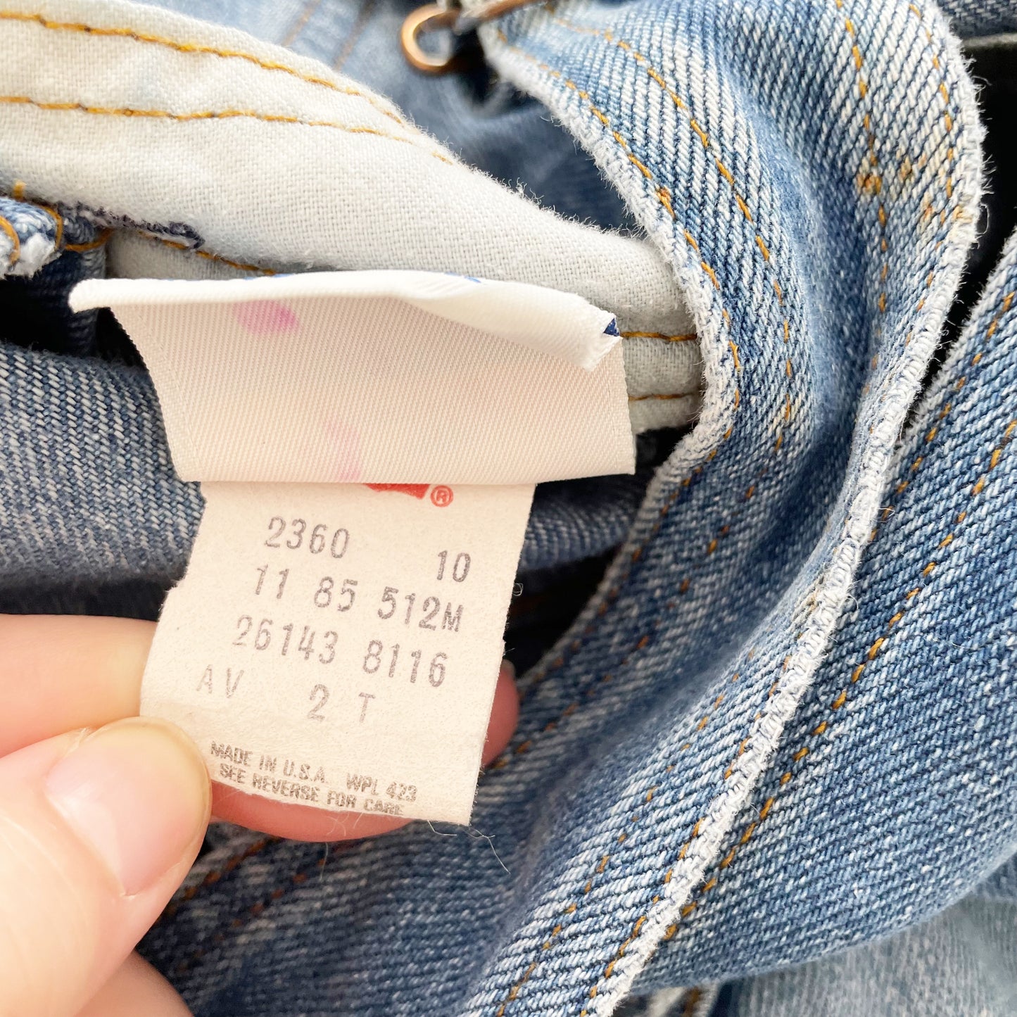 Levi’s Orange Tab Denim Shortalls